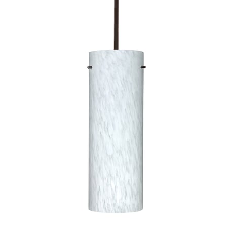 Besa Lighting Stilo 18 Stem Pendant, Carrera, Bronze Finish, 1x150W Incandescent 1TT-412819-BR